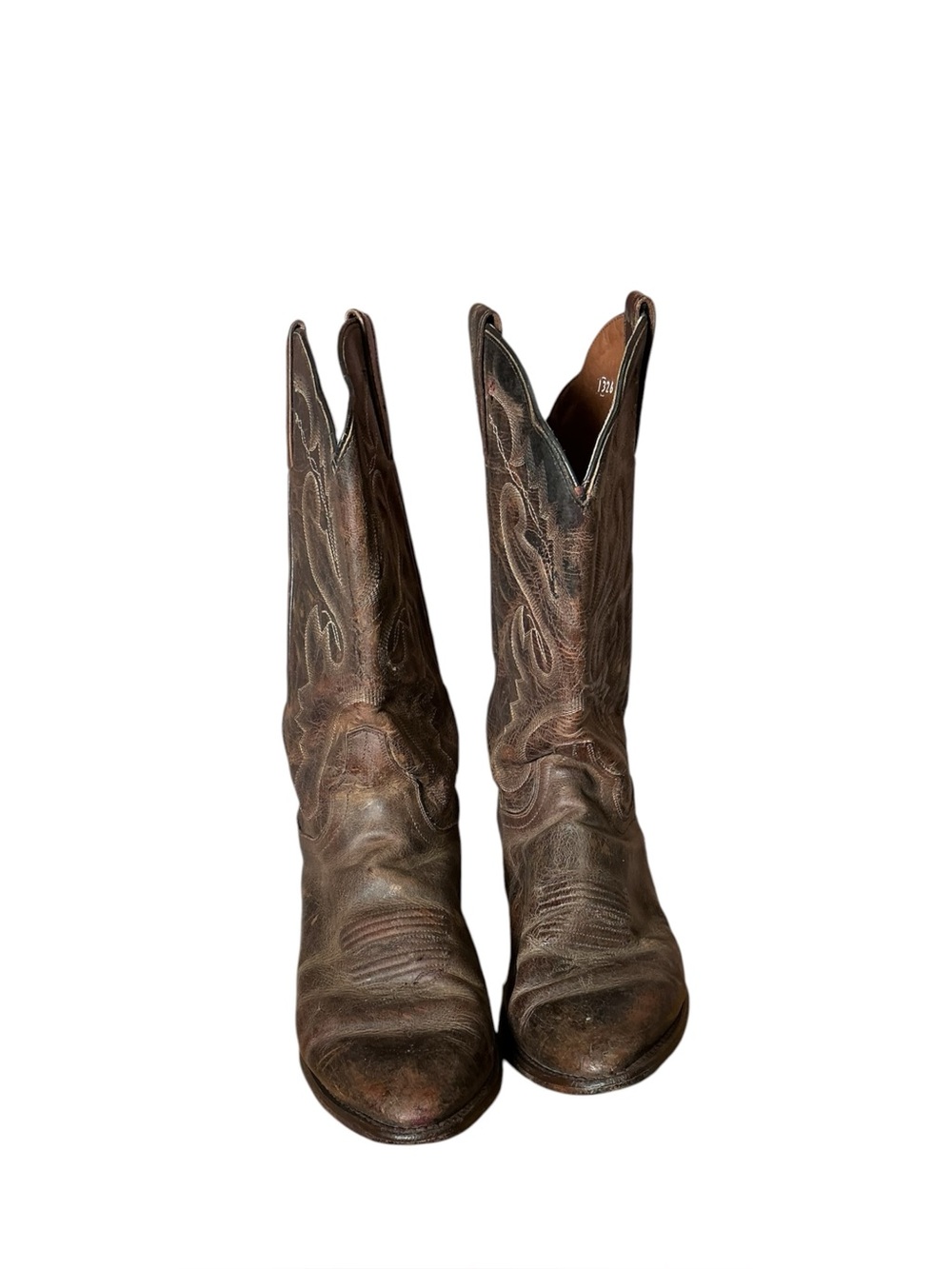 Vintage Laredo Point Toe Leather Cowboy Boot Woman's 9
